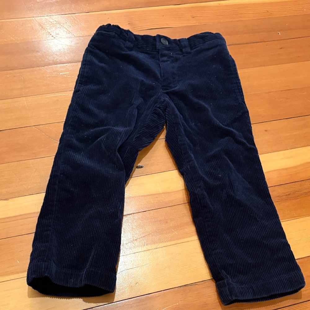 Polo by Ralph Lauren Dark Blue Corduroy Kids Trousers
